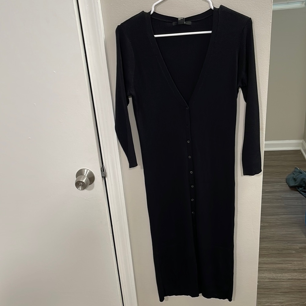 Ribbed maxi dress